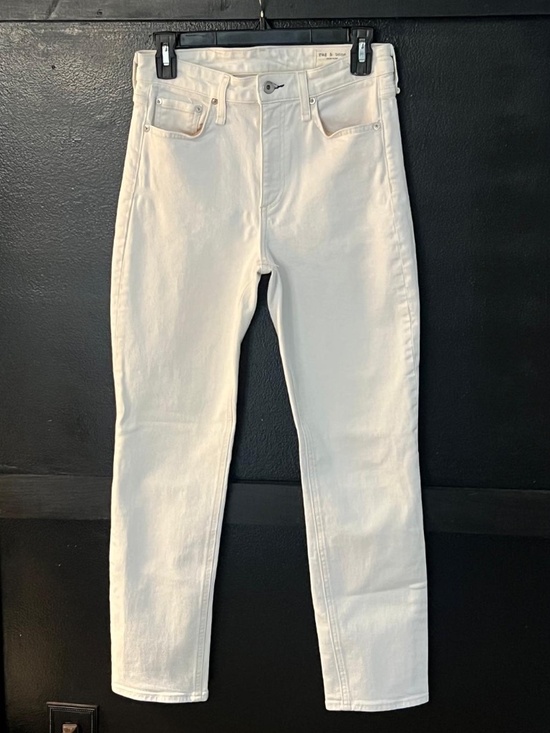 rag & bone Denim - rag & bone | Ivory Cropped Jeans | Size 26